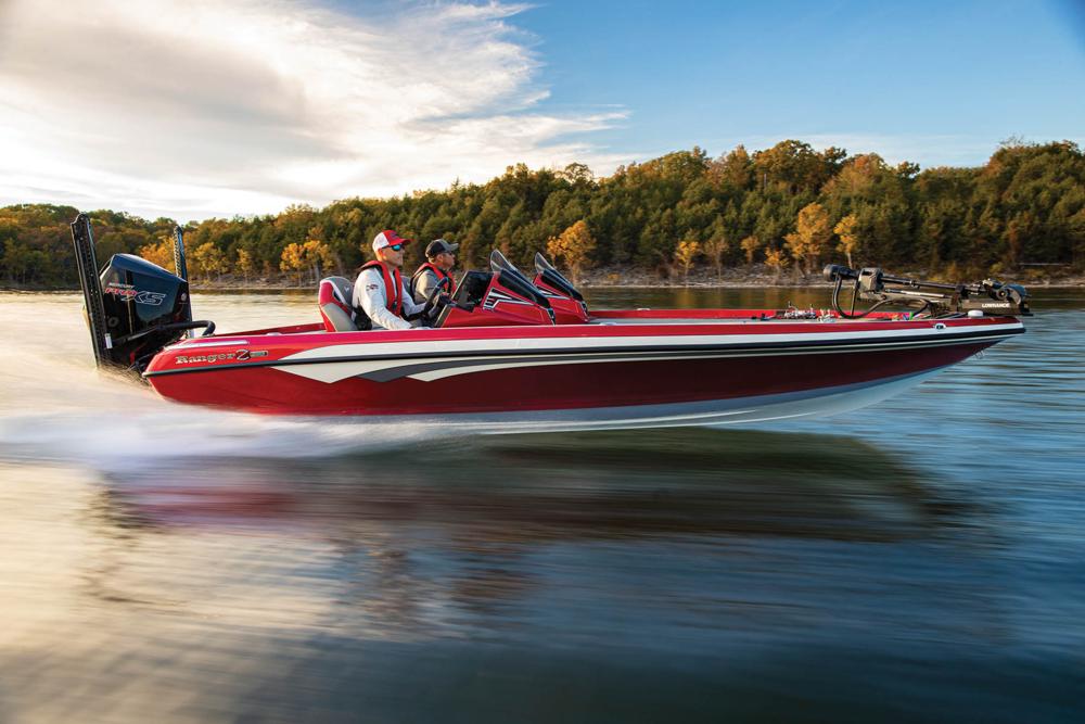 Classic 1960's Skeeter Bass Boat in Red